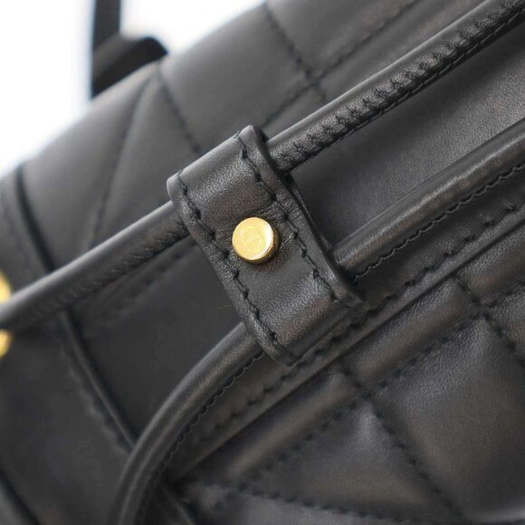 Christian Dior 24 SS Backpack Small Maxi Cannage Calfskin M3350 Uhow m900 Black main image 8